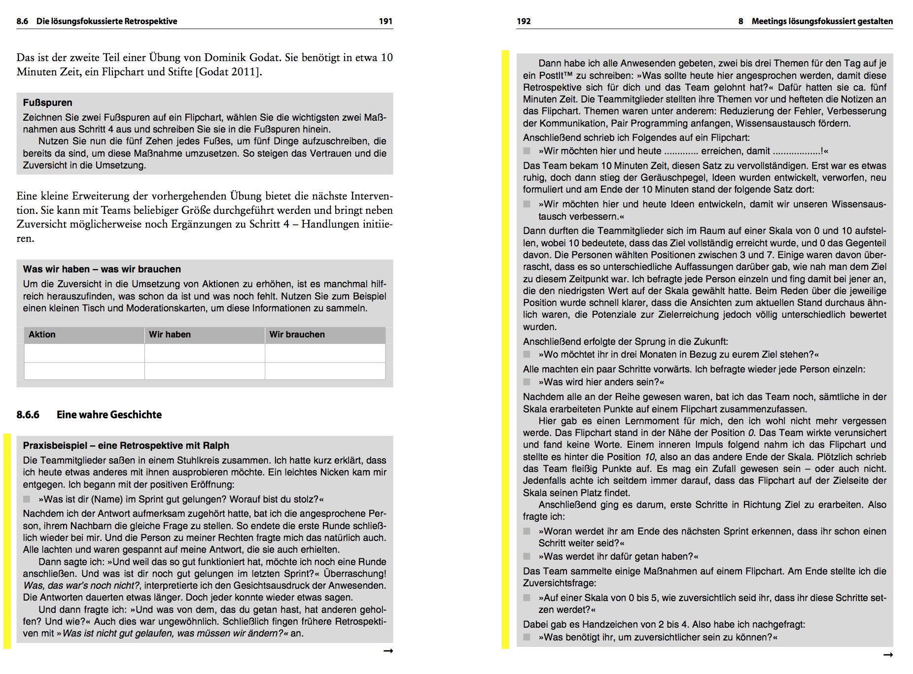 Retrospektive (fast) "nach" Ralph 2 Agile Teams lösungsfokussiert coachen S191f