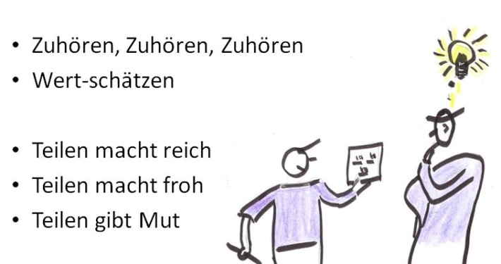 Teilen macht reich - Mehr ist noch nicht genug! 2 Teilen macht reich