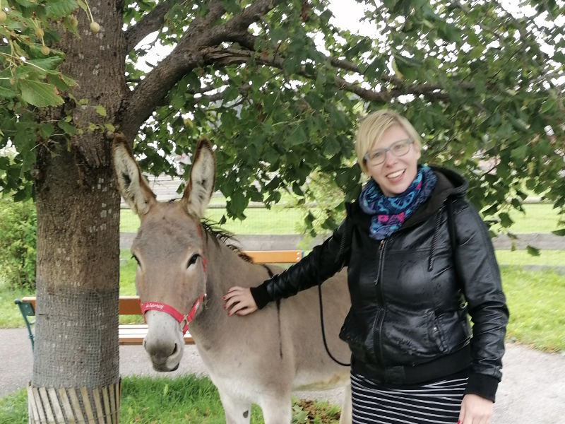 Laura auf dem Solution Walk